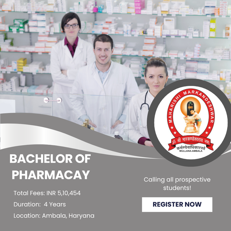 Bachelor of Pharmacy (B.Pharm)  at Maharishi Markandeshwar (Deemed To Be University), Haryana - Other